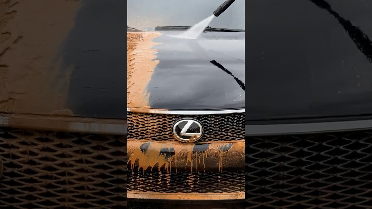 Dirty car wash #satisfying #detailing