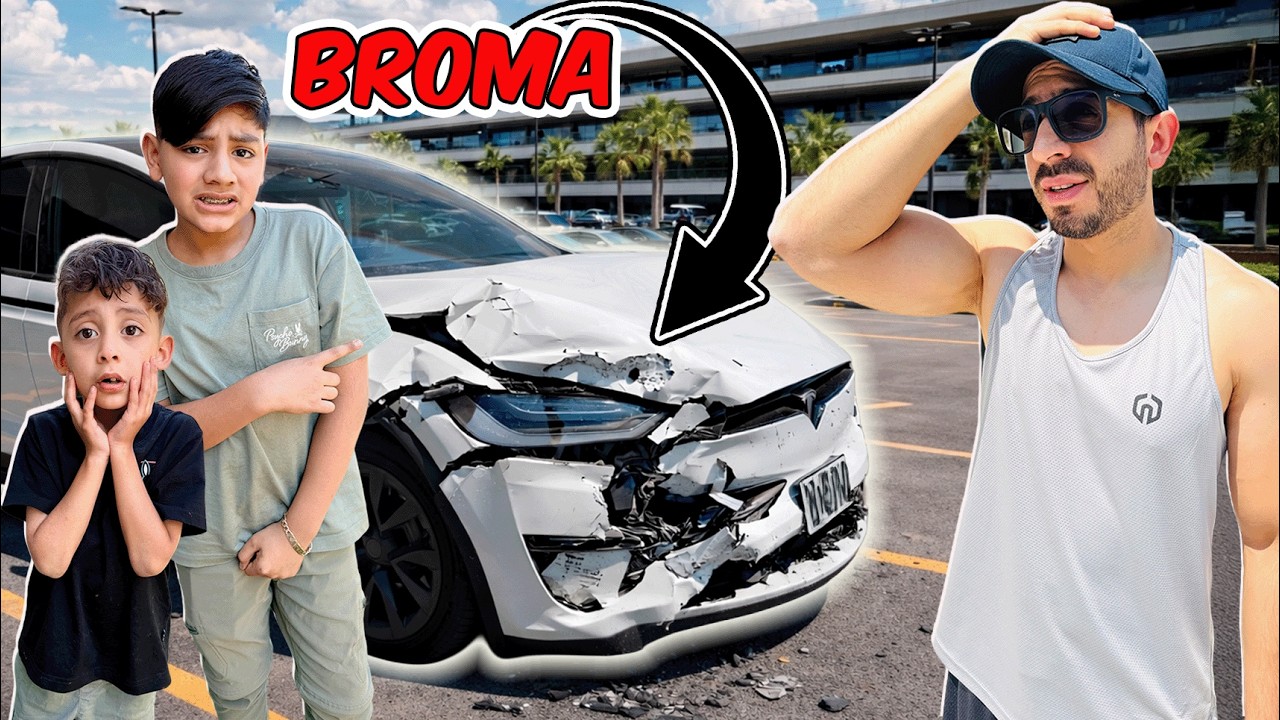 NOS CHOCARON LA CAMIONETA | BROMA A PAPÁ | Family Juega