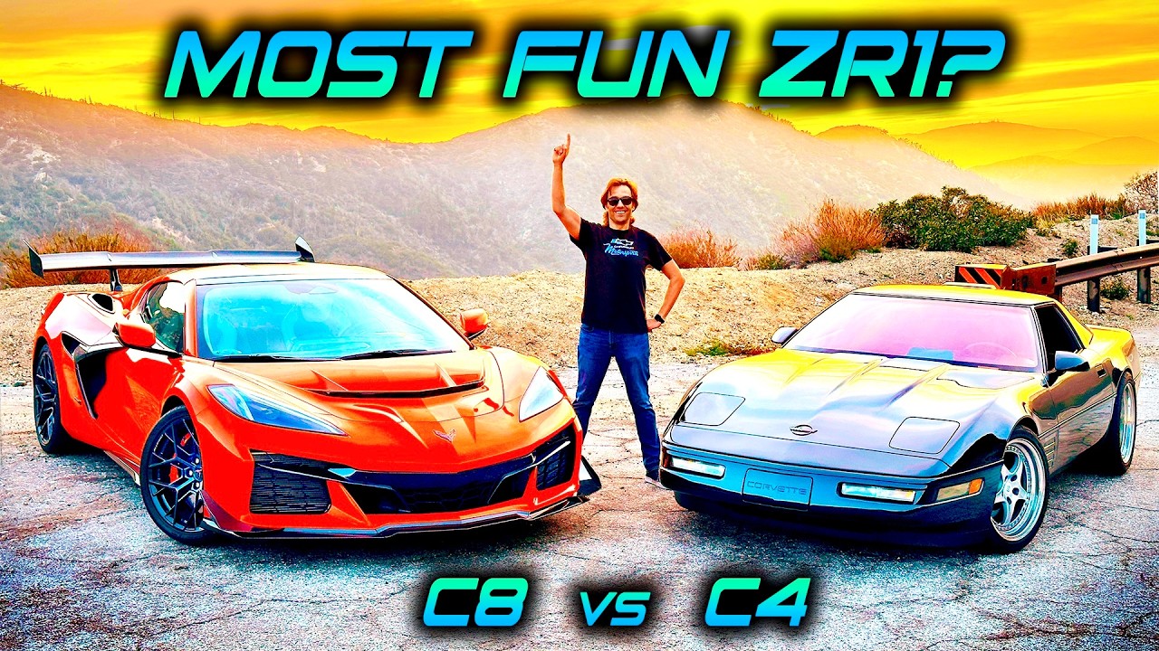 ZR1 Corvette Showdown: C4 vs C8!