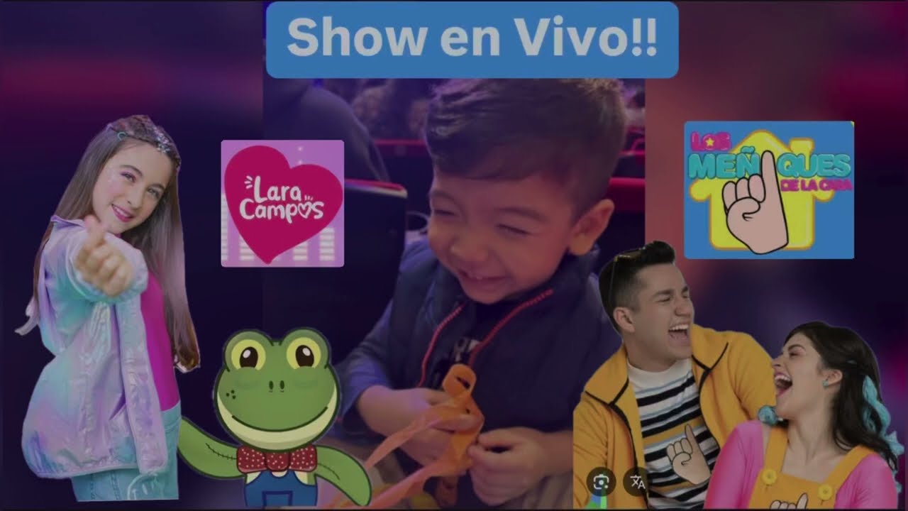 Santi - Concierto en vivo Lara Campos Rhenne y los meñiques de la casa! 🐸🤪