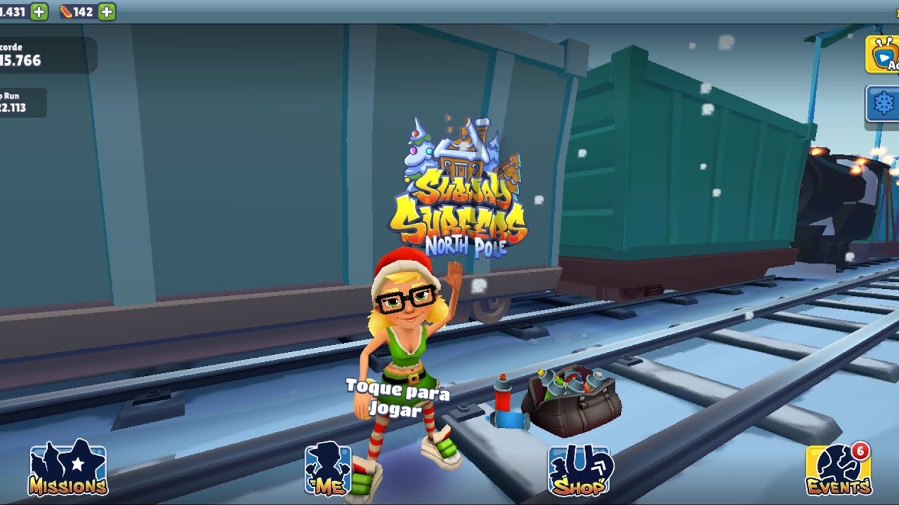 Subway Surfers Polo Norte - Edição de Natal