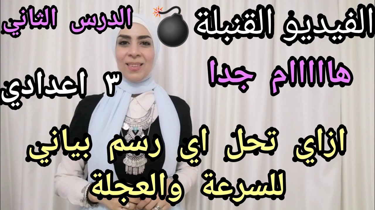 ازاي تحل اي رسم بياني على العجلة والسرعة 🚴‍♂️ الدرس الثاني(التمثيل البياني للحركة في خط مستقيم)