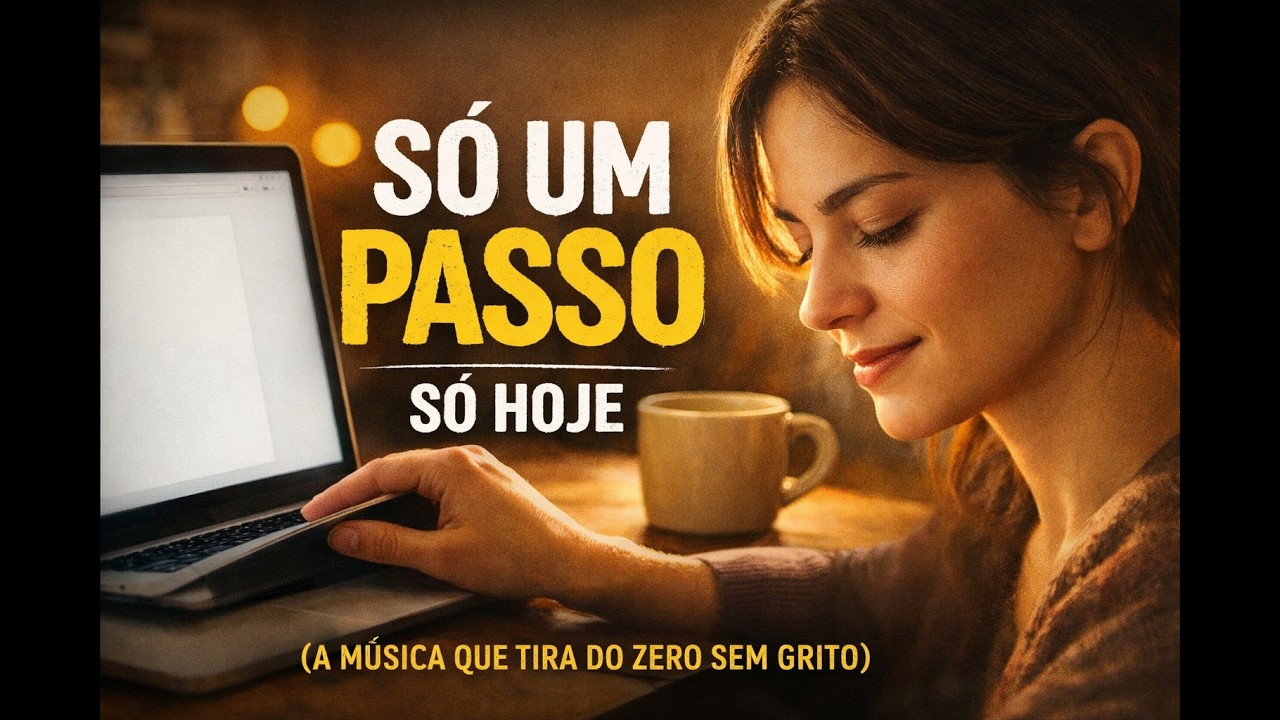 Só um passo, só hoje (a música que tira do zero sem grito)