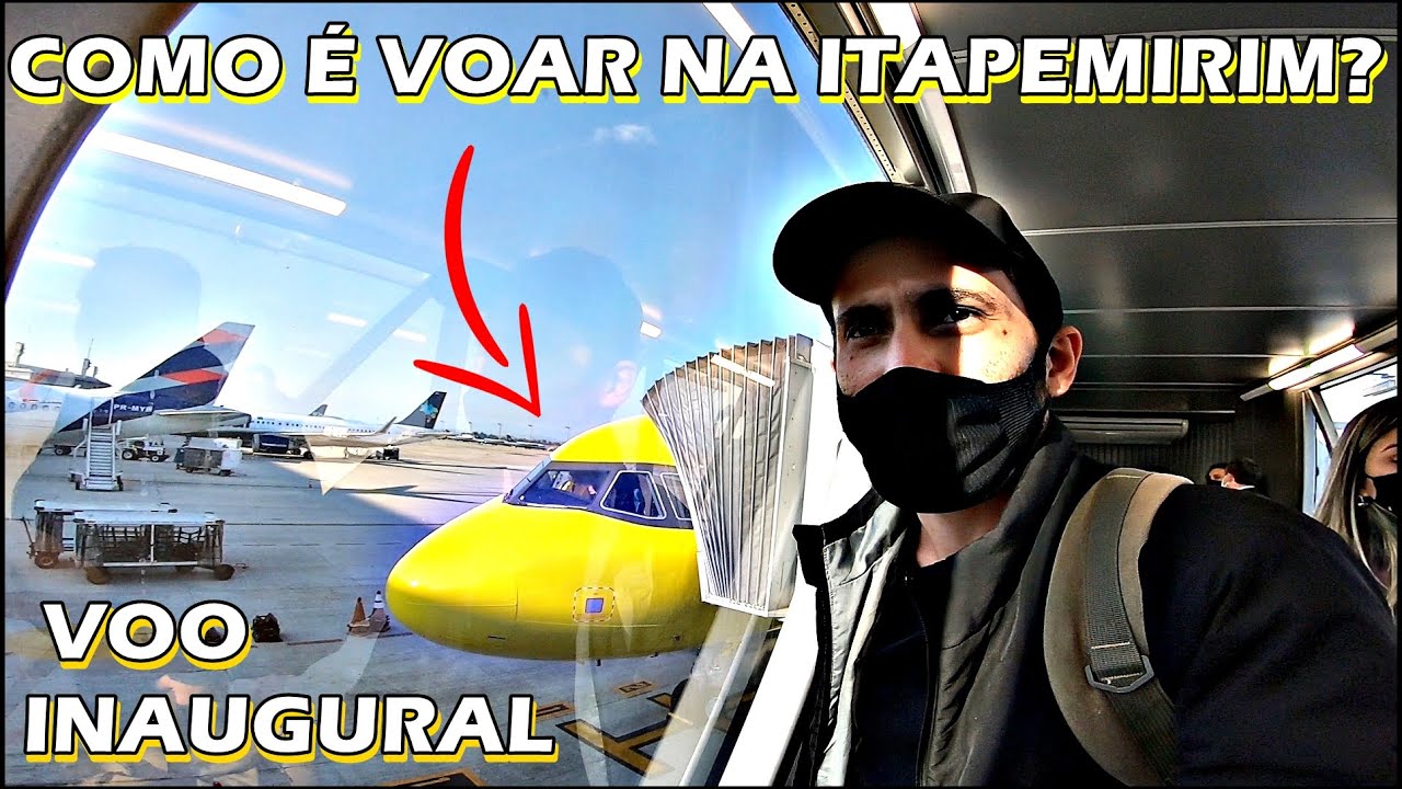 VIAJEI no PRIMEIRO VOO da ITAPEMIRIM - COMO é VOAR na mais NOVA CIA AÉREA do Brasil?