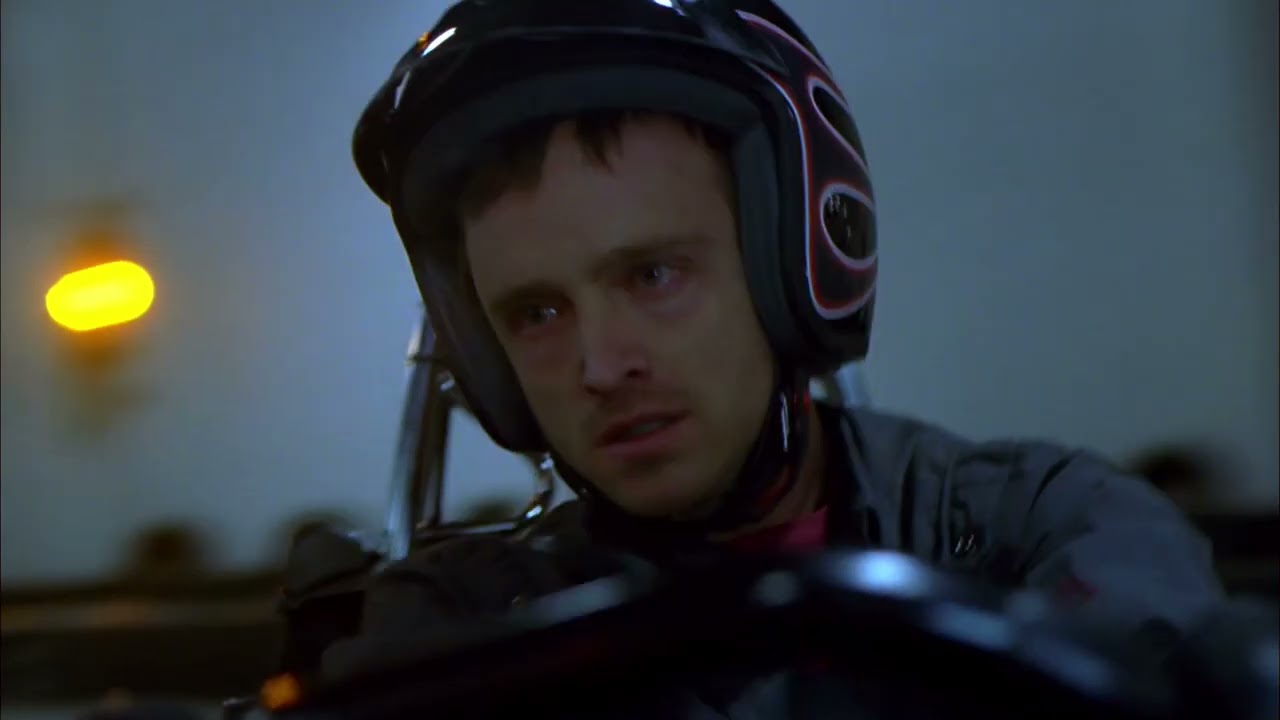 breaking bad, jesse pinkman, gokart scene, s4e3, 21m5s