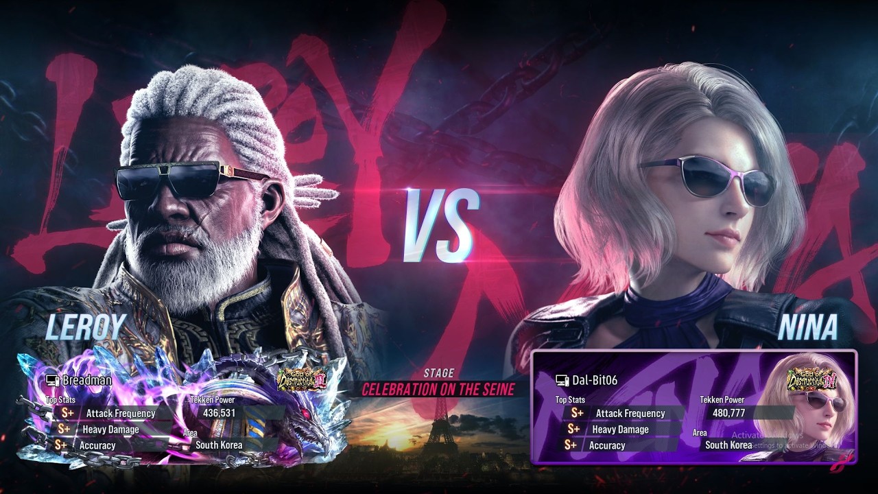 T8 🔥 DAL-BIT06 (Nina) vs BREADMAN (Leroy) 🔥 Tekken 8 High Level Gameplay