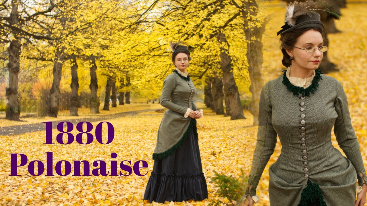 I made an 1880s polonaise, the costruction, fit and trimming
