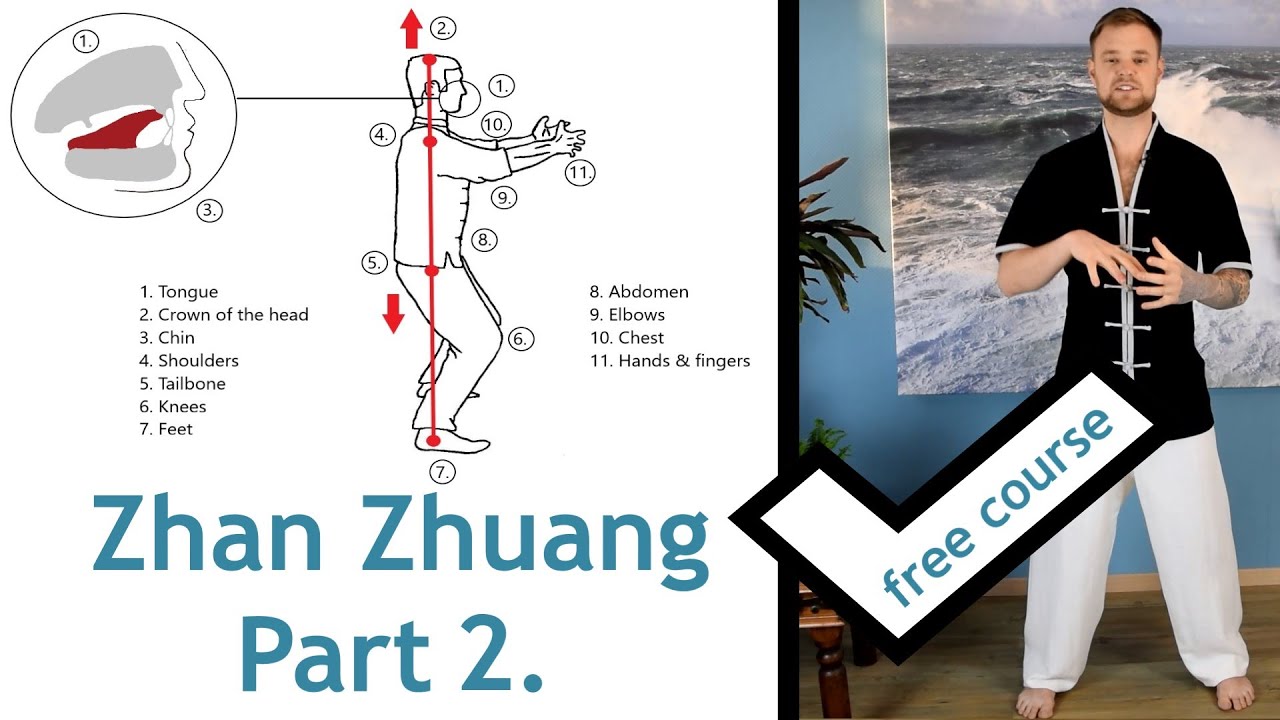 Zhan Zhuang Course Part 2: Standing Pole Exercise (Zhanzhuang explained in part 1)