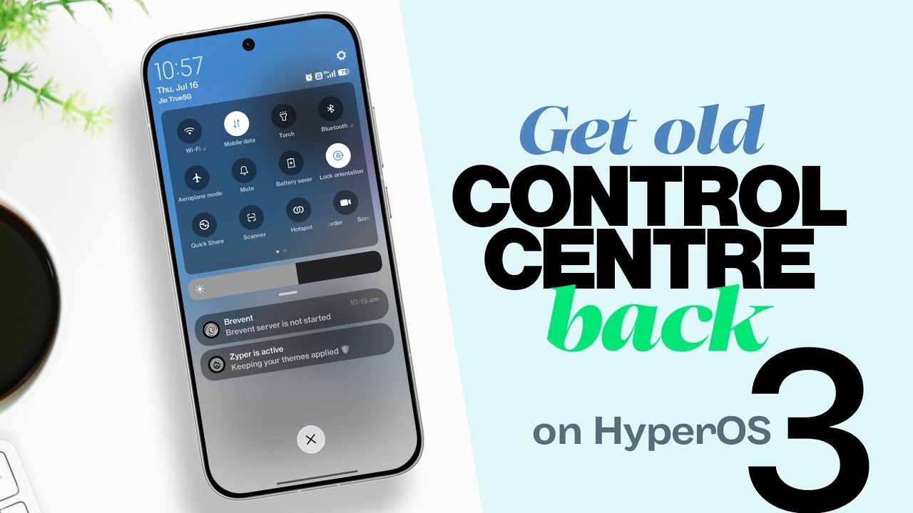 Как вернуть старый Центр управления в HyperOS 3