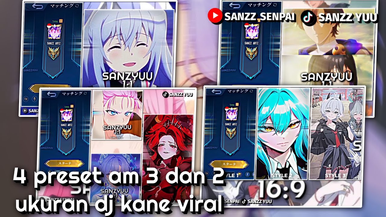 4 preset 3 dan 2 ukuran Kane viral || dj☕ sekarat rasa  DLL 🔥🔥