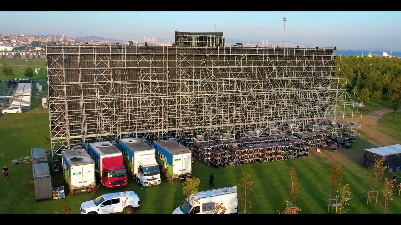 LAYHER İSKELE SİSTEMLERİ | 4K KONSER ALANI KURULUMU