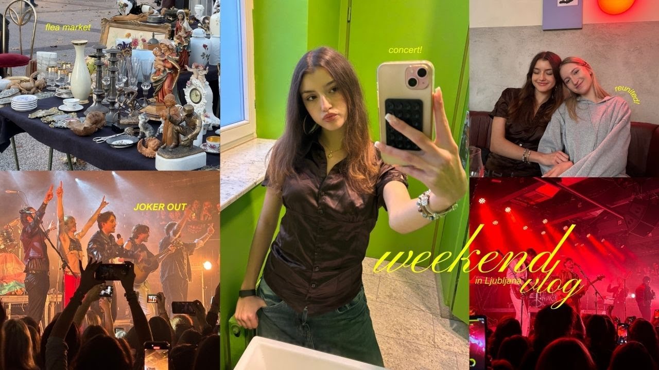 weekend in my life 🍵 ˖*°࿐JOKER OUT concert, friends reunion & good food