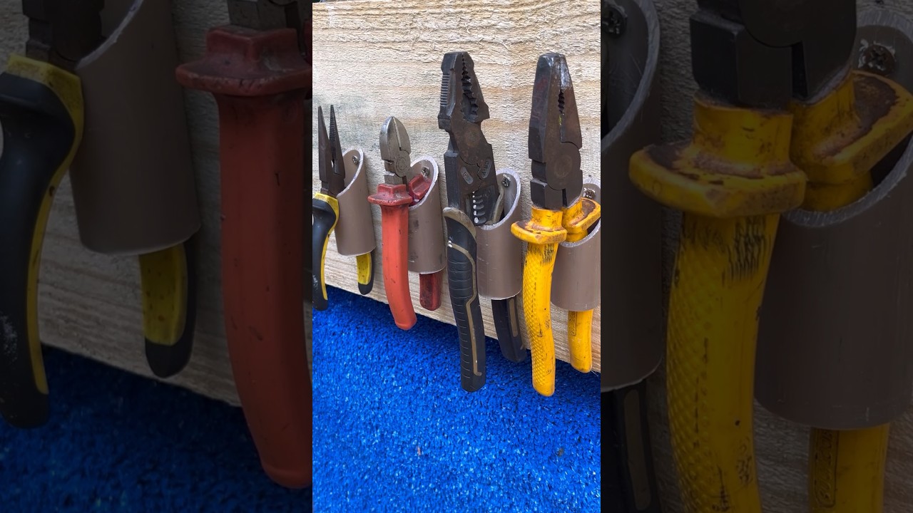 Organizador simples r&aacute;pido,barato e caseiro #Tools #DIY #dicas #trending #fyp #ferramentas