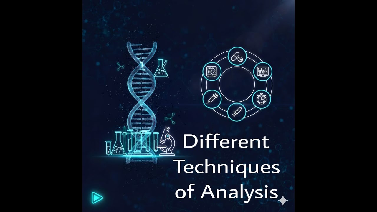 Different Techniques of Pharmaceutical Analysis  | B.Pharm Analysis Lecture | SCOREWELL PHARM