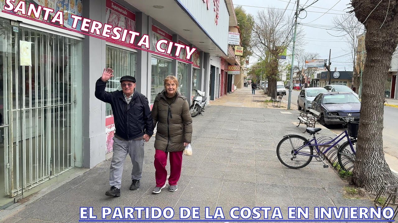 Santa Teresita City Coast of Buenos Aires - El Paseo Del Jaguel, Calle Entre Rios INVIERNO