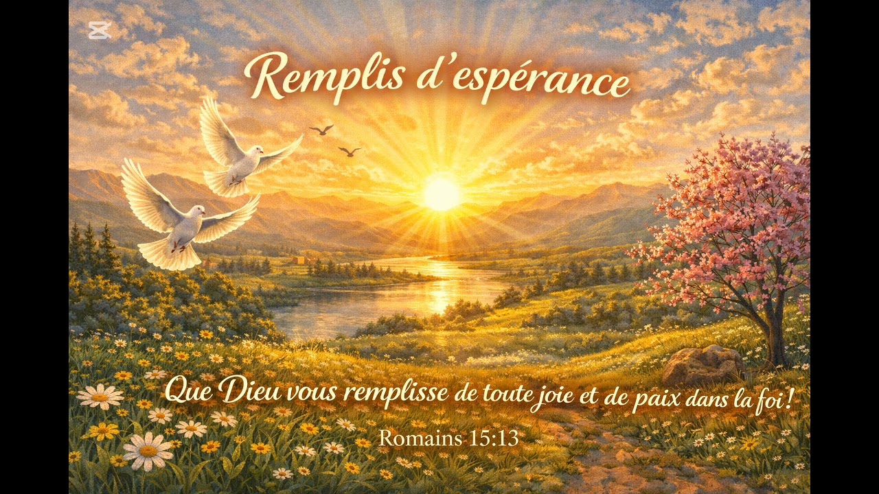 Rempli d'esperance- chanson de Romains 15:13