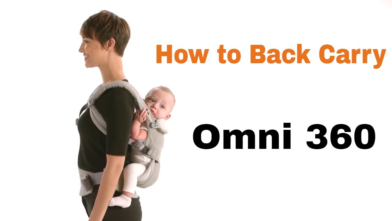 Как носить ребёнка на спине? | Omni 360 | Ergobaby