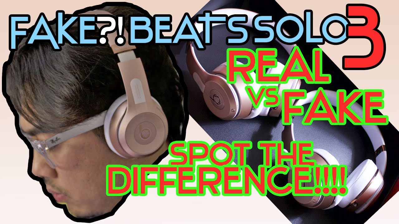 Real vs Fake Beats Solo 3 | Beats by Dre | Rose Gold