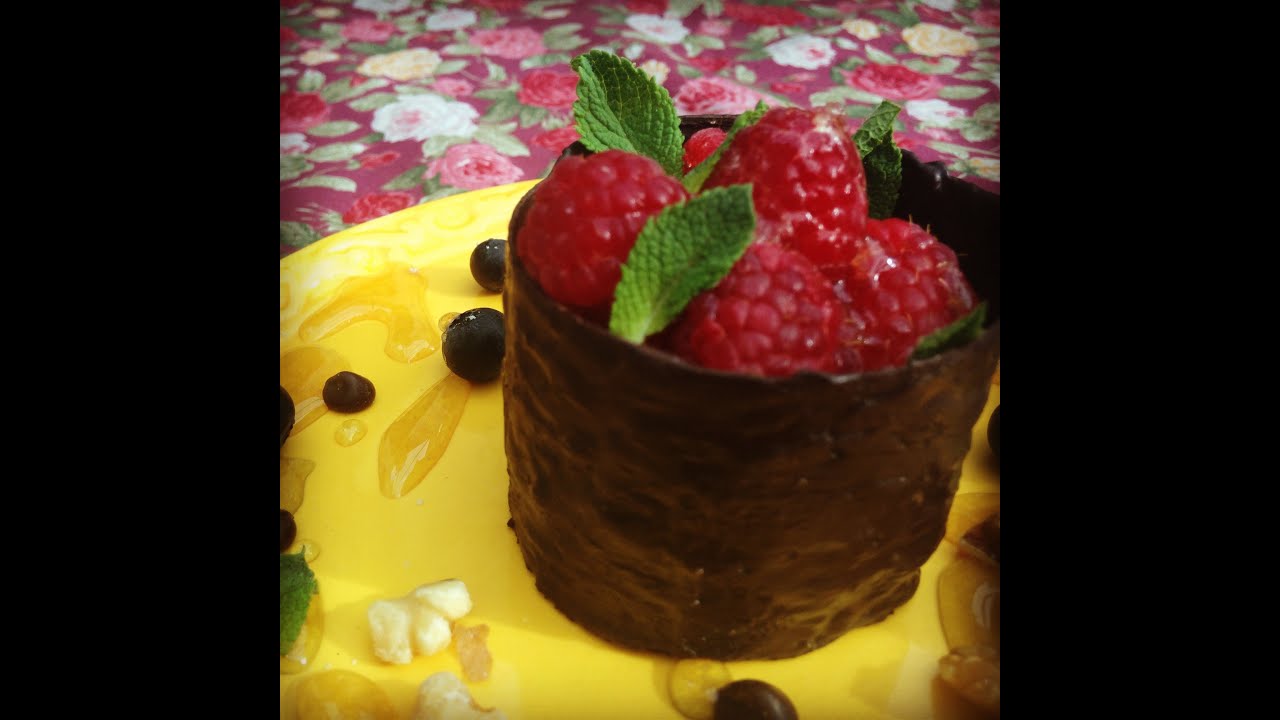 Cómo hacer vasitos de chocolate