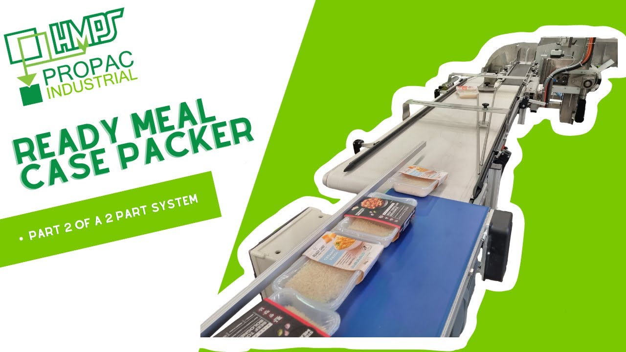 Wrap-Around Case Packer for Ready Meals - Part 2 of a 2 part system