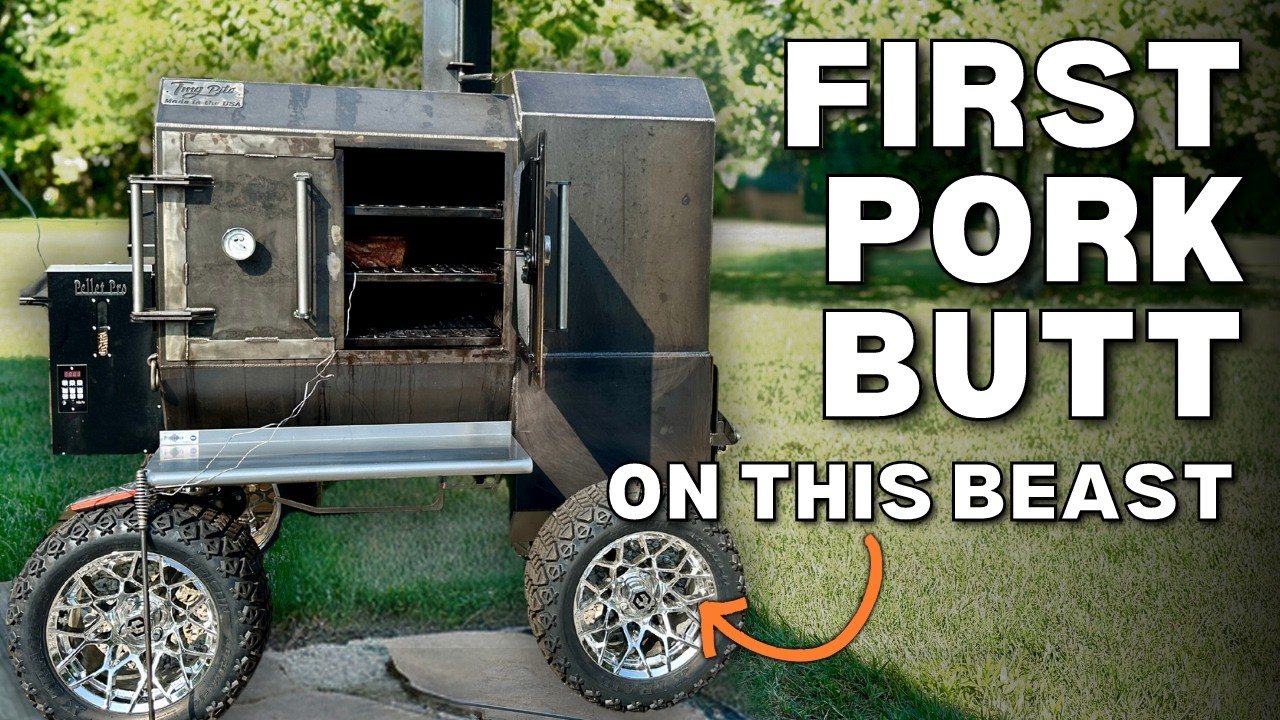 NEW METHOD for Pulled Pork Butt - And Walk-Around of the TMG PITS HYBRID Pellet Grill