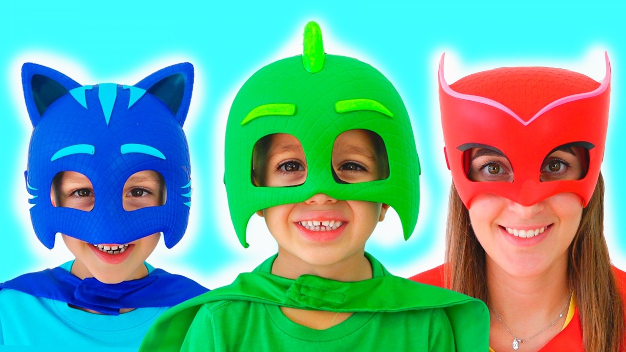 Vlad became a masked superheroes and help friends