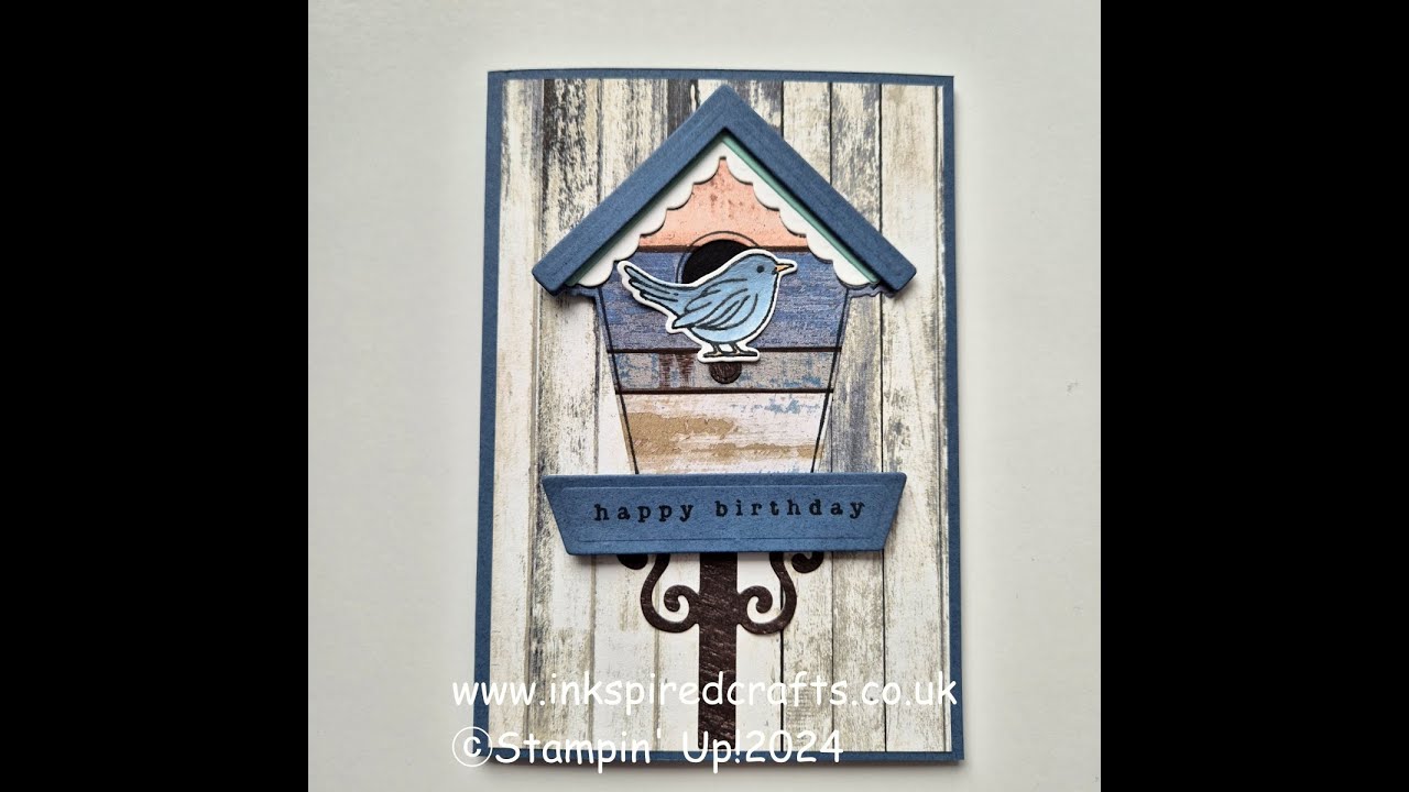 How to Make Mini Cards using Country Birdhouse Dies