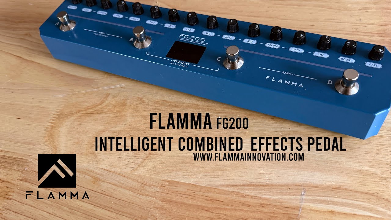 FLAMMA: FG200 Intelligent Combined Effects Pedal