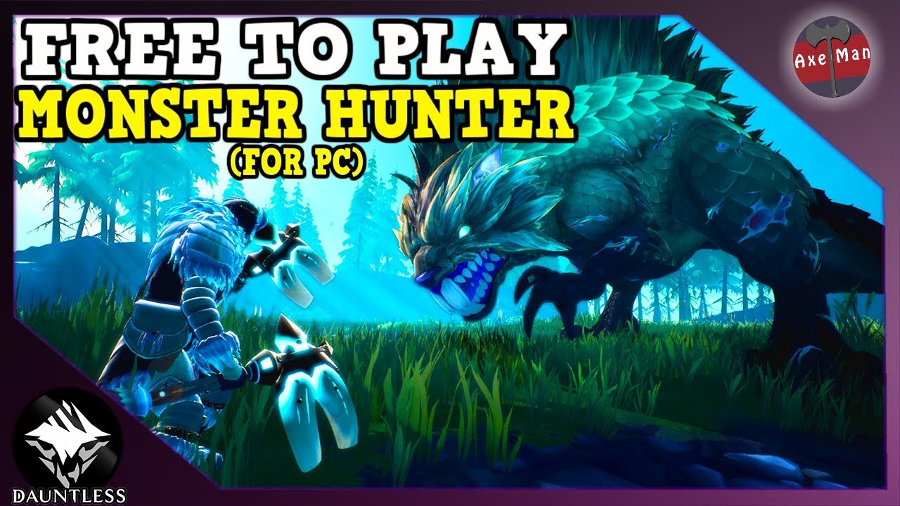 MONSTER HUNTER FREE TO PLAY IS AMAZING | DAUNTLESS [GAMEPLAY]