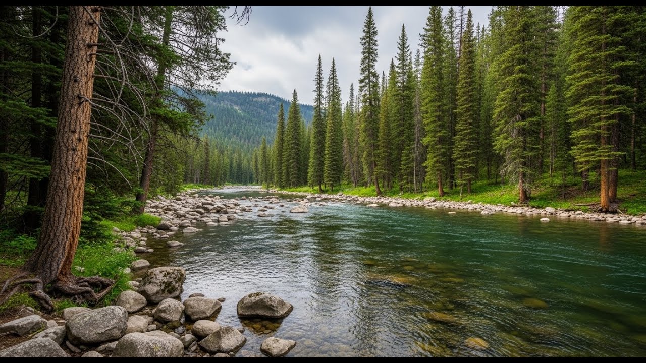 Serene River Water 🌿 Gentle Flowing Ambience for Sleep, Calm, and Meditation #915