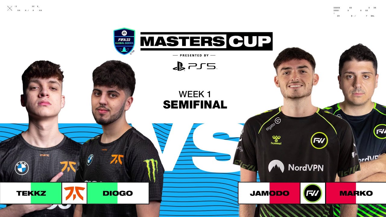 Полуфинал FIFA 22 FGS Masters Cup | Fnatic Tekkz & Diogo против Futwiz Jamodo & Marko