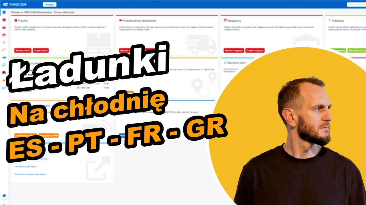 Szukamy ładunków na CHŁODNIE 🧊 Grecja, Hiszpania, Portugalia i Francja