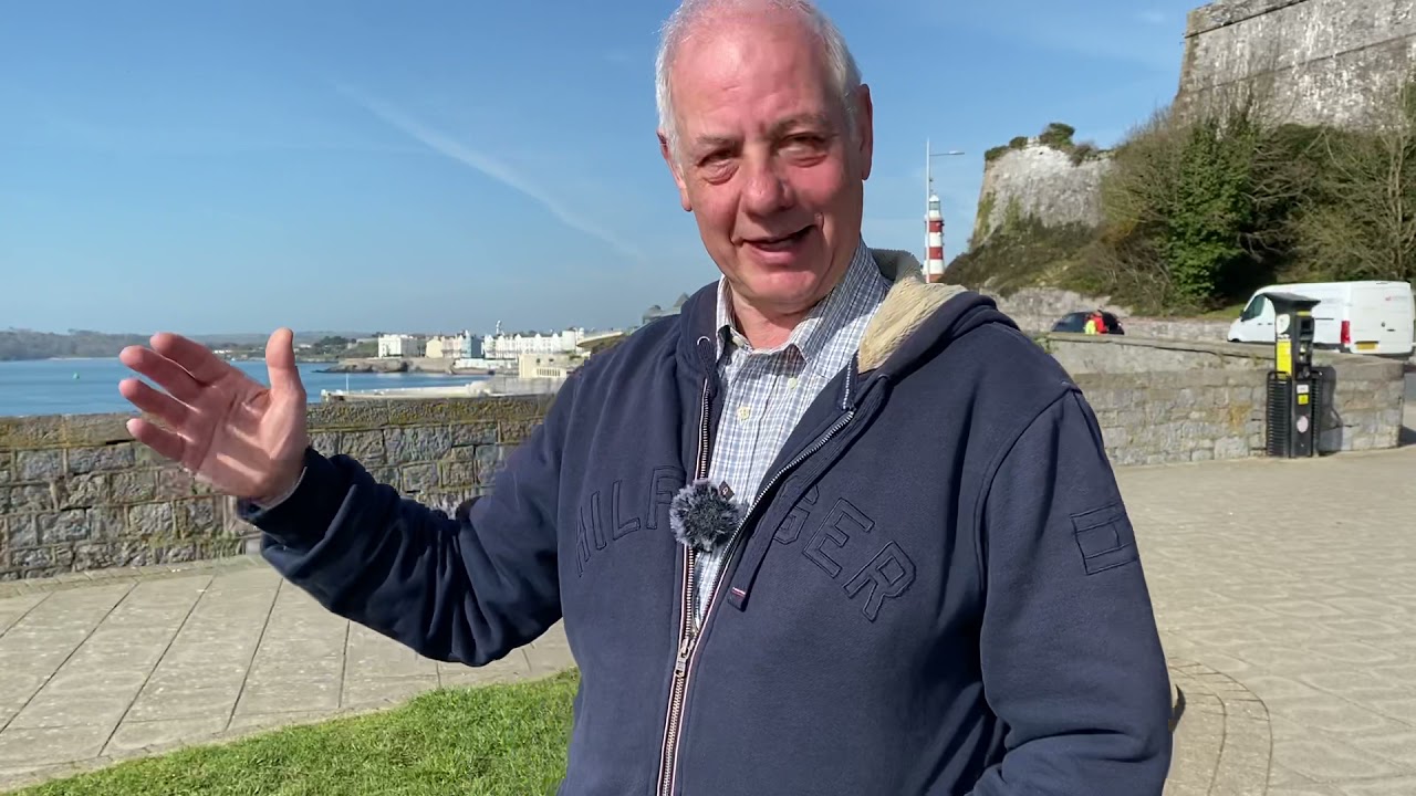 1 of 3: PLYMOUTH HOE, looking at “BONEY,” NAPOLEON in his visit to Plymouth Sound on the Bellerophon