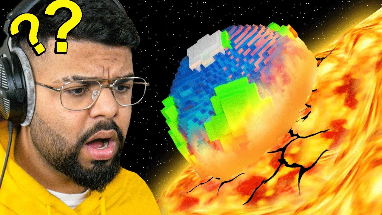 Crashing the Sun into Earth on my Friends SMP...