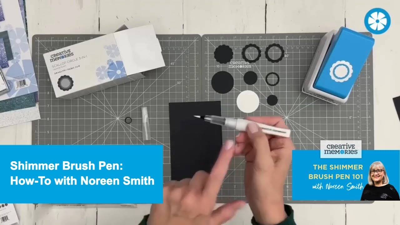 Creative Memories ✨ Shimmer Brush Pen: How-To with Product Expert Noreen Smith!