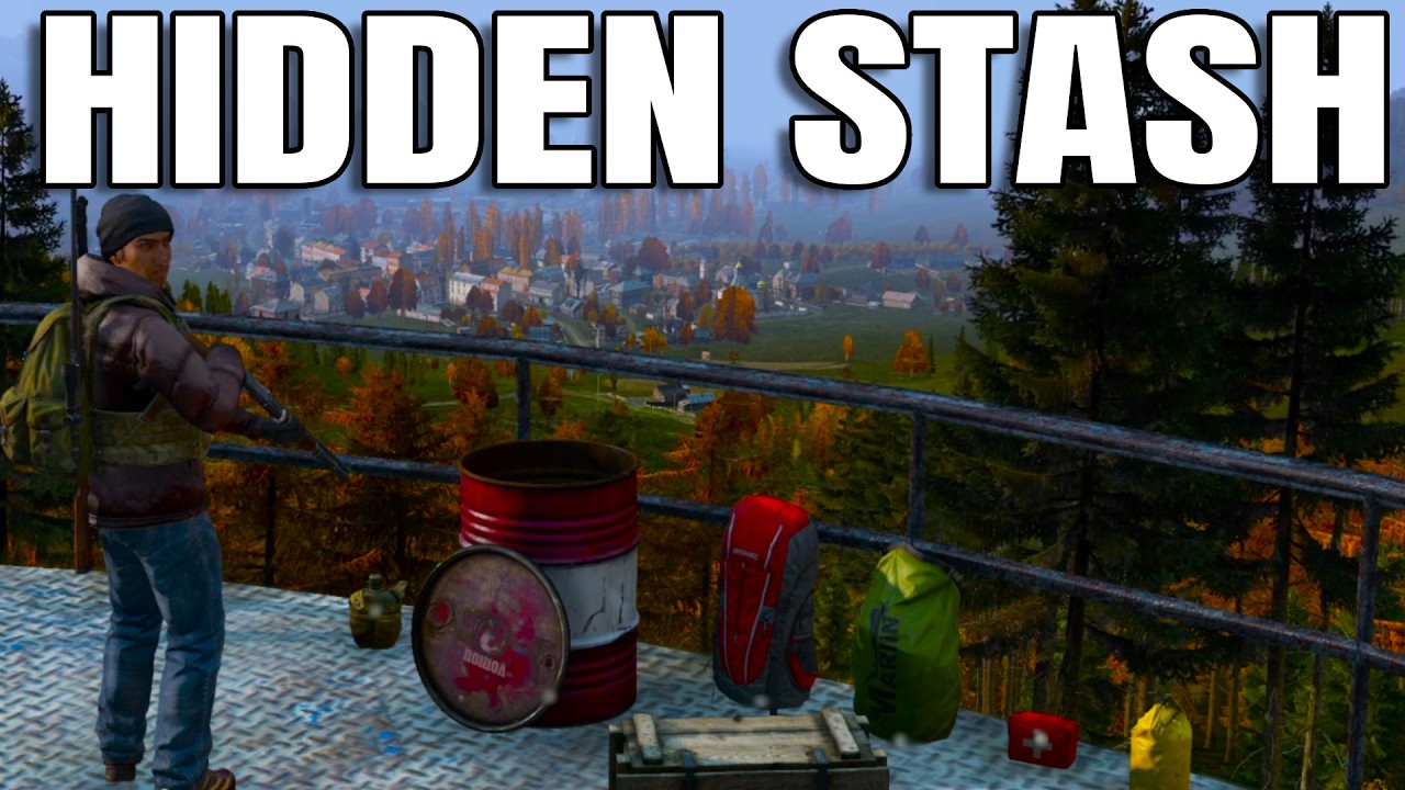 I Built a Stash Below the Busiest Town in DayZ...