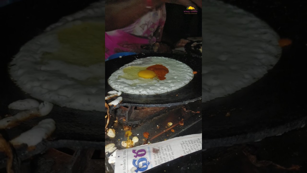 Chittoor 💢 Night Time Egg Dosa 🤯 Episode 3 | Famous Street Food