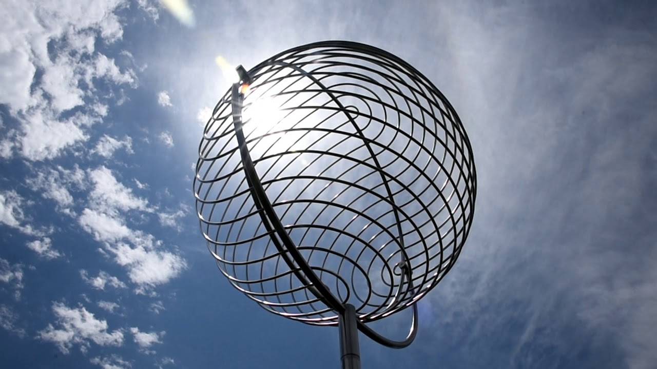 Kinetic artist George Sherwood's Wind, Waves & Light at Tower Hill Botanic Garden