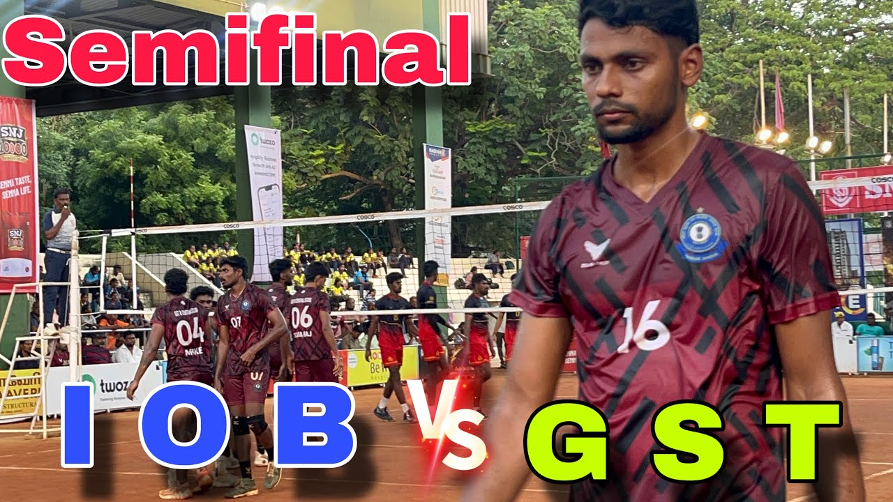 71 Tamilnadu State Championship match 2025 ✨ | Semifinal 🔥 | IOB vs GST | set -2