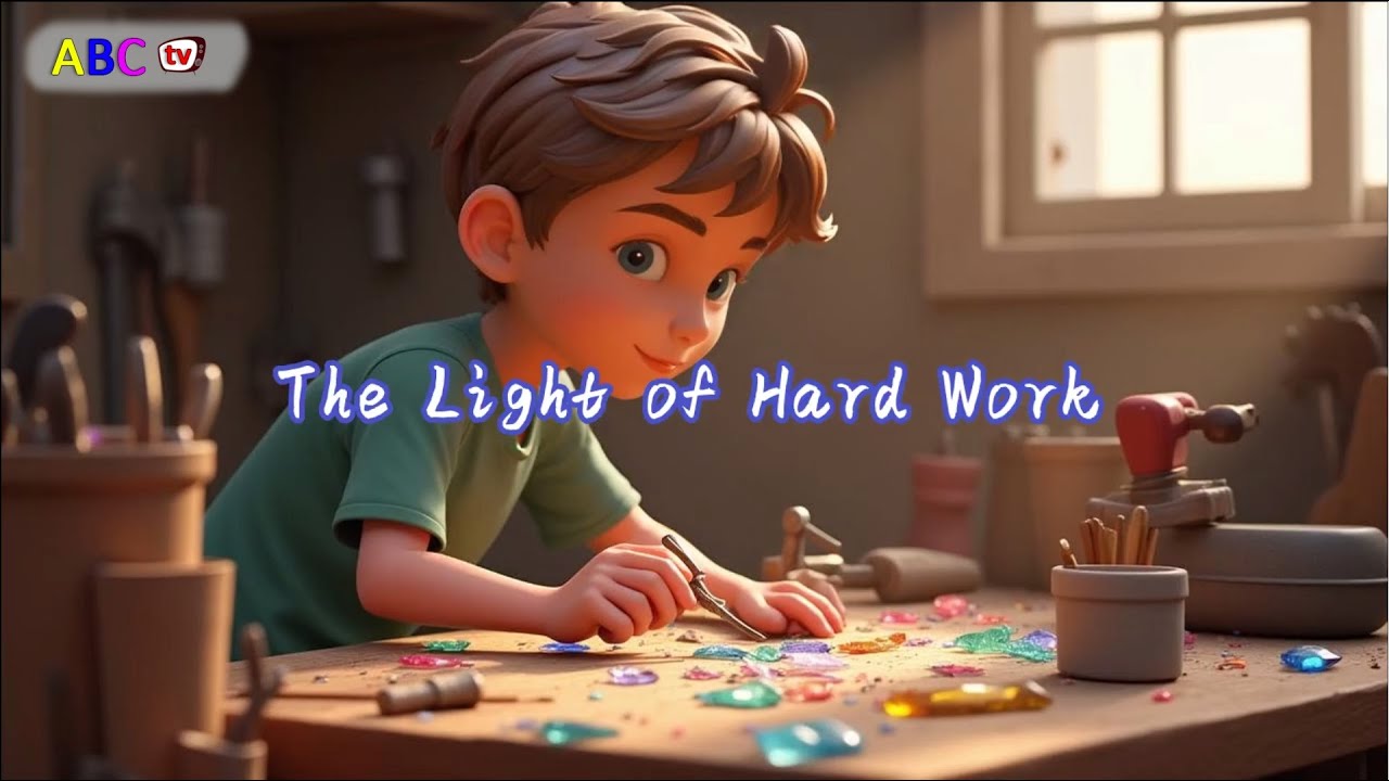 🔆 The Light of Hard Work | Kids Moral Story About Effort, Dedication, and Believing in Yourself 💪