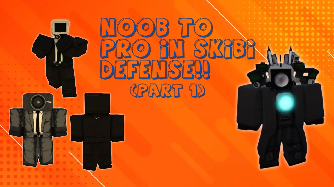 Noob to Pro in skibi defense!! (Part 1)