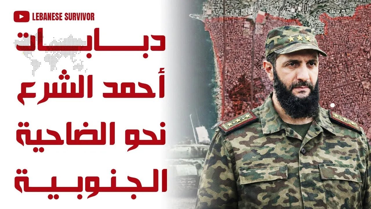 تصريح خَطير دبابات الرئيس السوري أحمد الشَرع ستدخل طرابلس وتصل إلى الضاحية الجنوبية