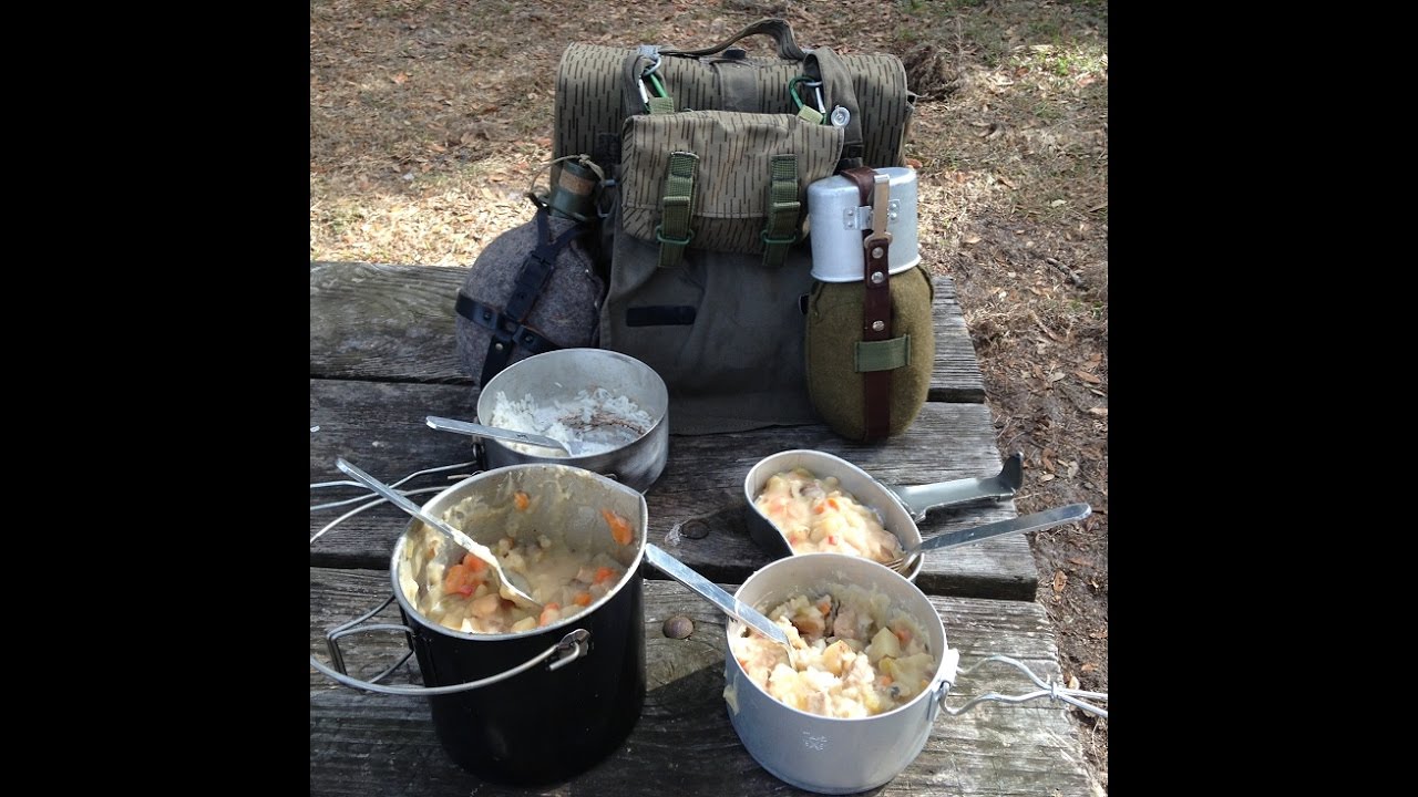 The 1970's Romanian Army Canteen Review and Pork Stew Lunch.