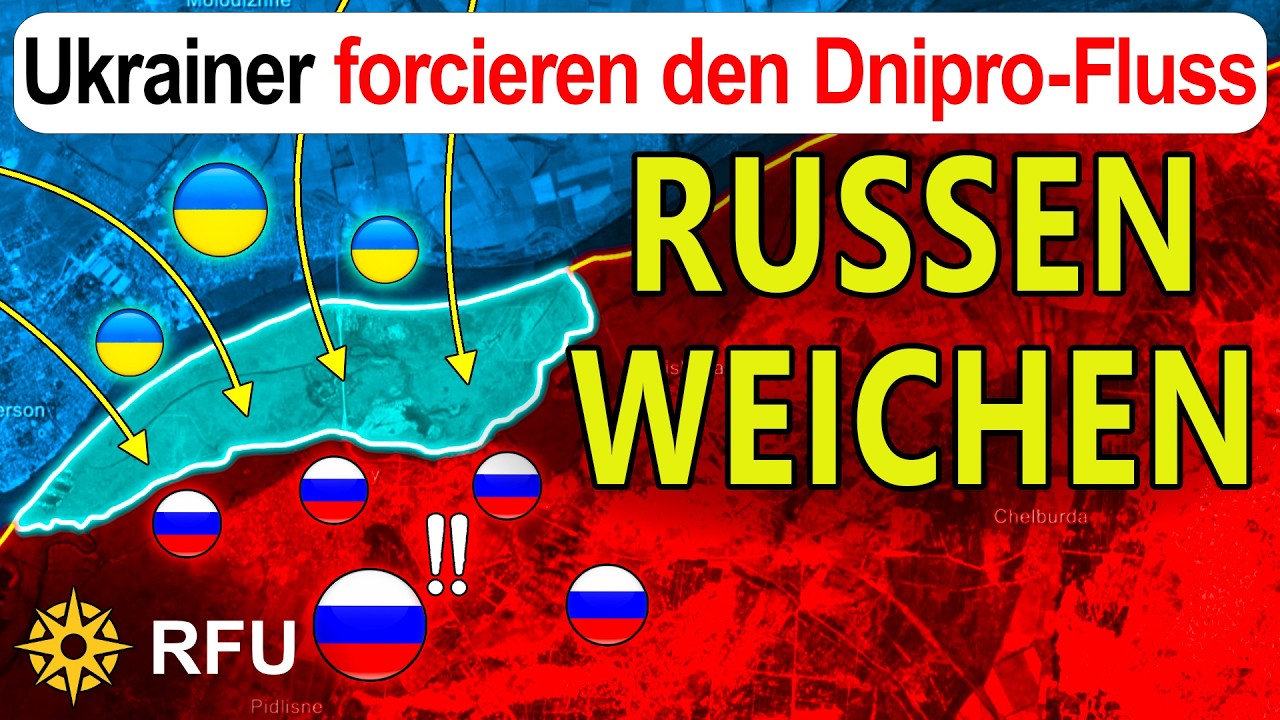 Erfolgreicher mehrstufiger Angriff: Ukrainische Truppen stürmen Dnipro-Inseln | RFU News