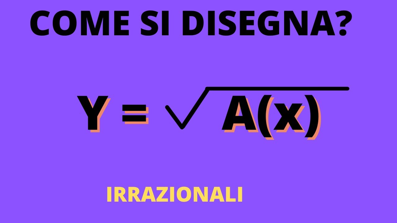 Rappresentazione di funzioni irrazionali di 1° e 2° grado con collegamento alle coniche