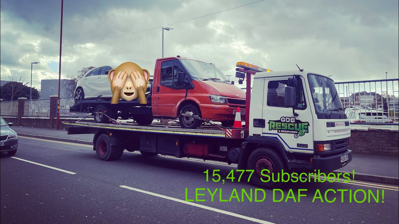 LEYLAND DAF ACTION! M6 Recovering the Recovery Truck!