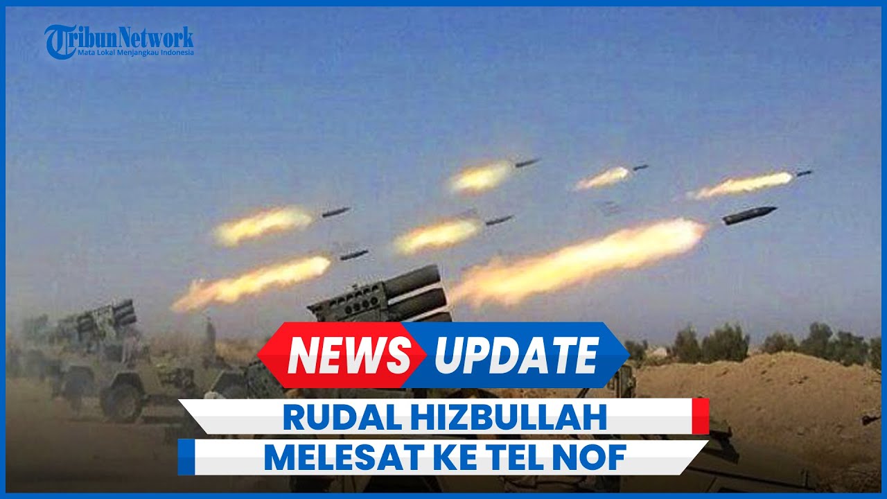 Hizbullah Lesatkan Roket ke Pangkalan Udara Tel Nof Israel, Warga Cari Tempat Berlindung