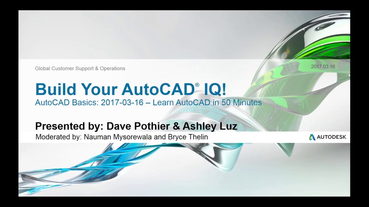 Webinar: Learn AutoCAD in 50 Minutes | AutoCAD