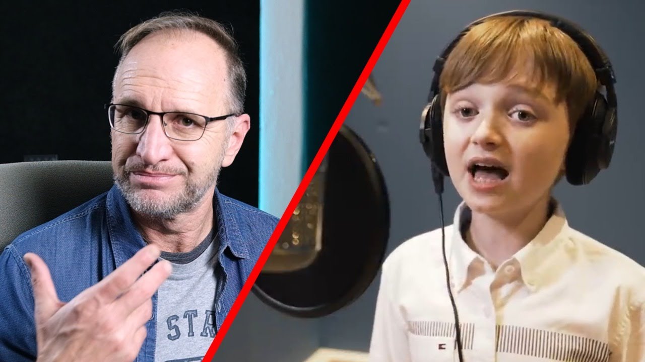 Vocal Coach Analysis: Angelic boy soprano CORMAC THOMPSON sings 