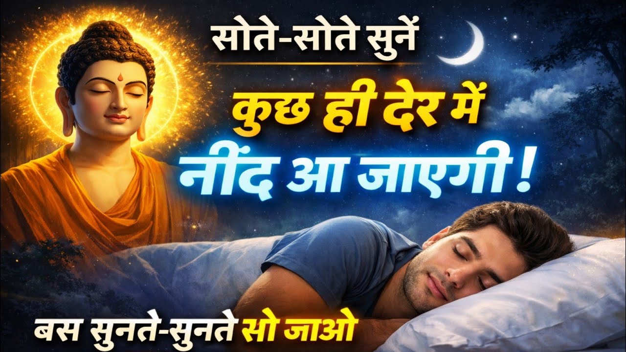 सोते-सोते सुनें यह कहानी | Gautam Buddha की प्रेरक सीख | 10 मिनट में गहरी नींद